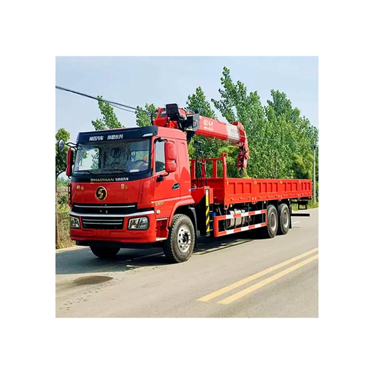 Подъемный кран SHACMAN 6x4 12 тонн 4-секционный подъемный с различными тоннажными кранами по индивидуальному заказу