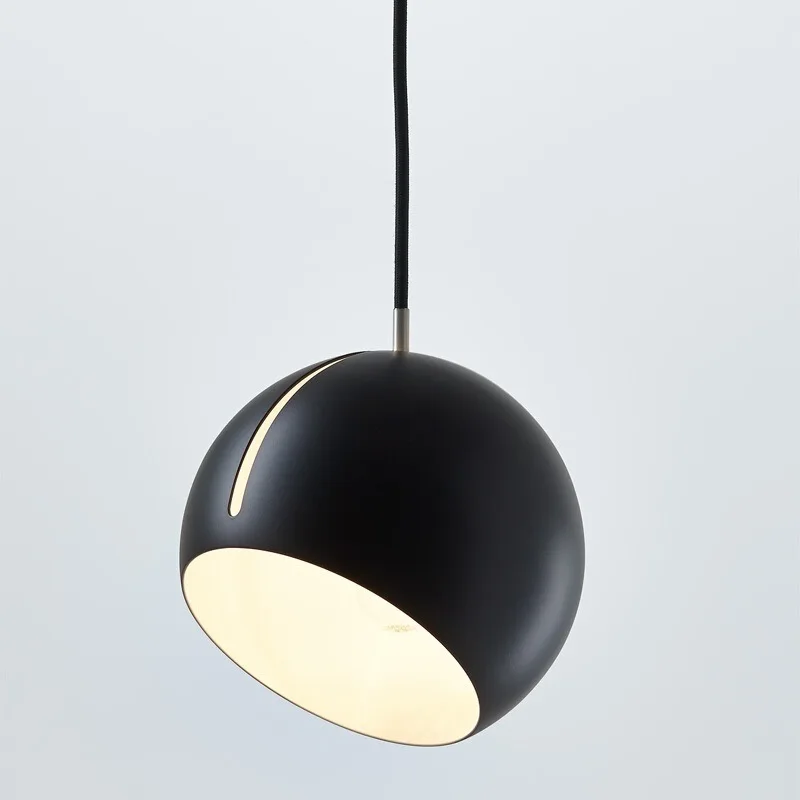 Up Down Adjusted Shade Modern Round Ball Metal Hanging Pendant Lamp