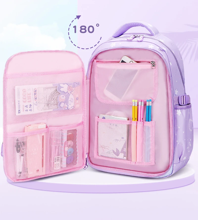 wholesale mochilas escolares 2024 sac scolaire children beautiful nylon school backpack student girl school bags for kids