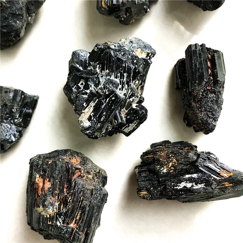 Black Tourmaline Small - Raw Stone  Tourmaline For Healing
