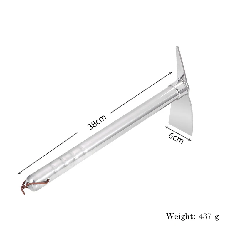 High Quality Stainless Steel Forged Way Single Hand Farming Pick Hoe Garden Picks