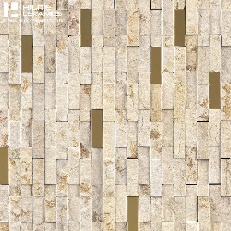 Customized rough Kitchen bathroom natural stone marble tile mosaic
