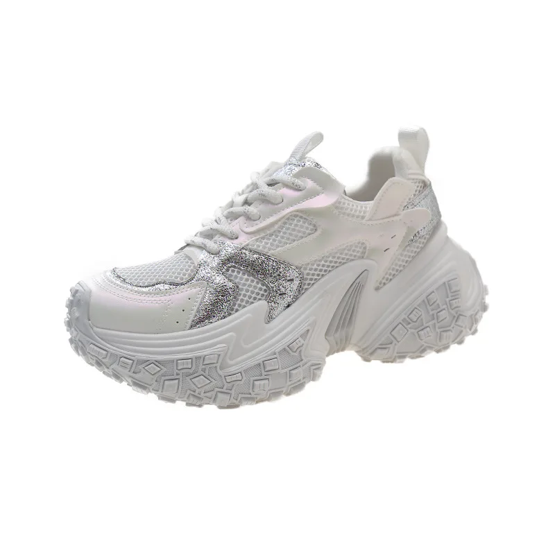 Dropshipping Wholesale Women Chunky Sneakers Walking Style New Casual Sneaker Fashion Designer Woman Shoes