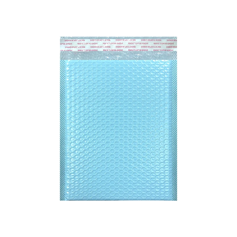 Customized Logo Black White Pink Foil Metallic Poly Padded Envelopes Printed Shipping Bags with Bubble Mailer for Mailing