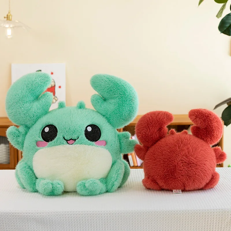 Cartoon Crab Doll Rich Man Plush Toy Super Cute Ragdoll Pillow Children