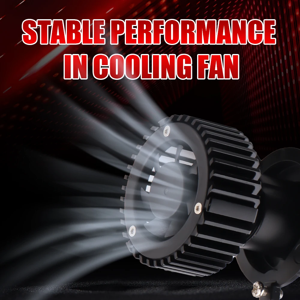 POPNOW High Power LED H4 Y7D mini projector lens h4 Car LED Headlight Bulb 6000k White Light Car Accessories