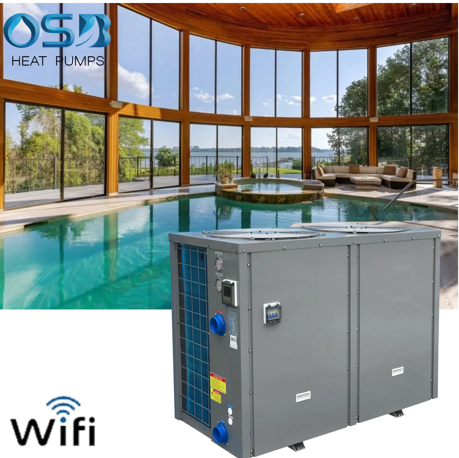 Commercial air source heat pump for swimming pool air source heat pump swimming pool machine heater for swimming pool