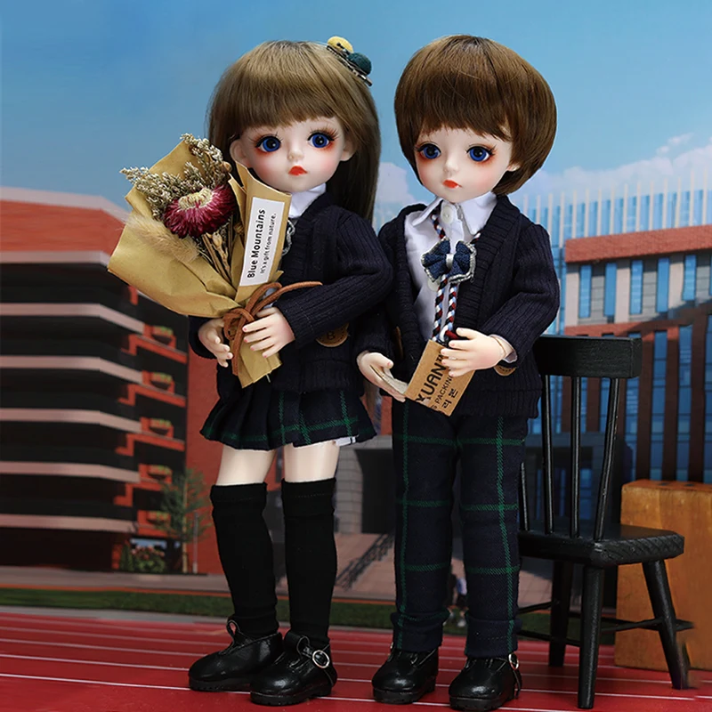 30cm Fashion Official Group wholesale doris bjd doll girls toys ball jointed doll bodies with custom doll dress best for gift