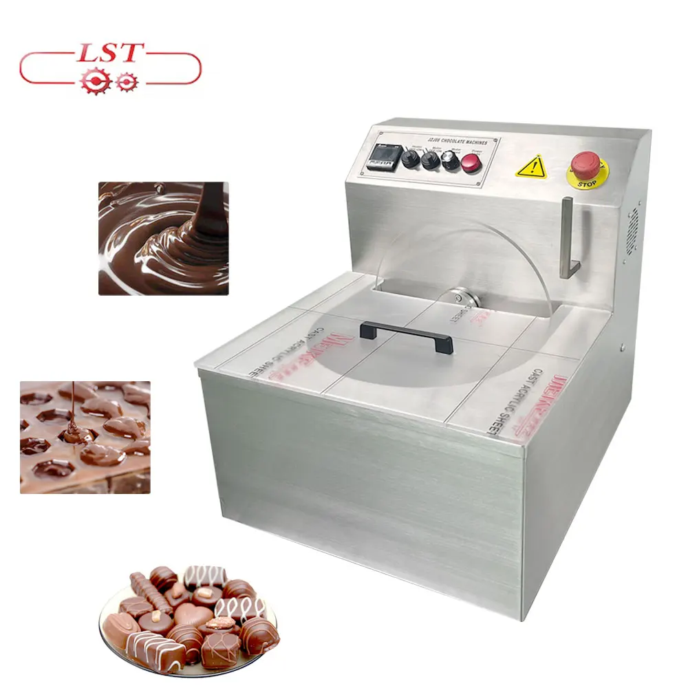 Mini Chocolate Tempering Machine Small Mould Molding Melting Machinery Enrobing Maker Coating Maquina Templadora De Chocolate