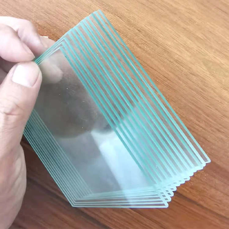 Promotional  Small 1.1mm2mm3mm4mm5mm6mm8mm10mm12mm flat tempered transparent glass for display electronic equipment