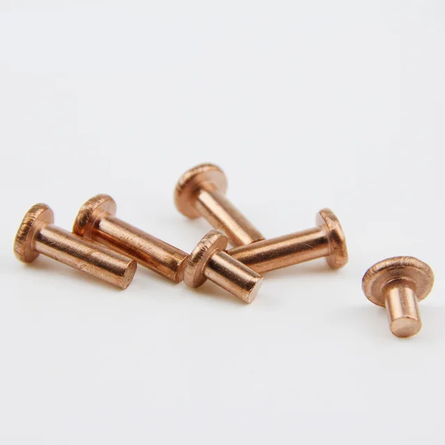 Stainless Steel Aluminum Copper 2mm 2.5mm 3mm 6mm Flat Head Solid Rivet with Factory Price