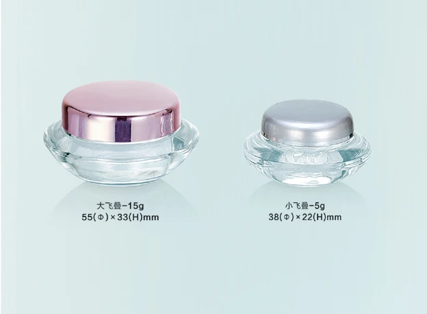 Wholesale Custom 5G 10G 15G Ml Plastic Crystal Packaging Skin Care Cream Cosmetic Jar