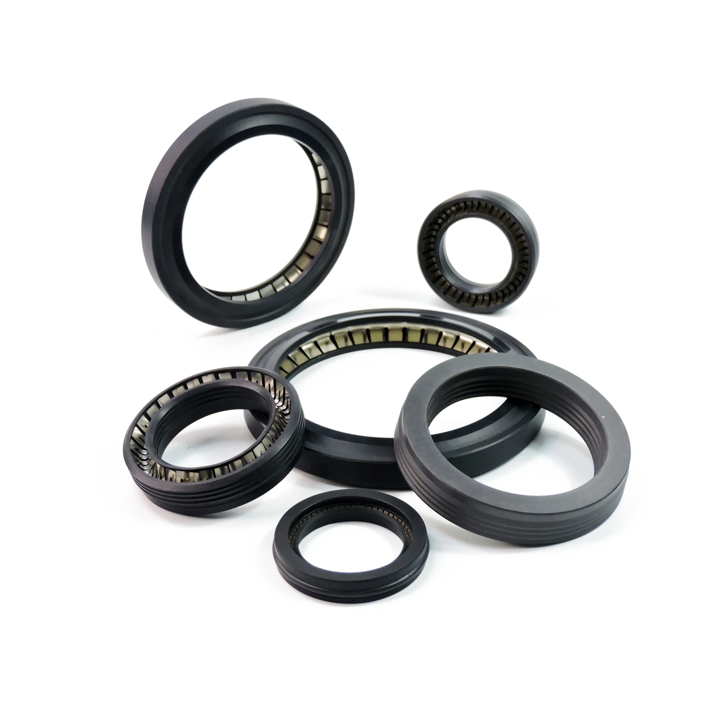 Carbon Filled Ptfe Spring Energized Rod Seal graphite filled fkm spring energized seals