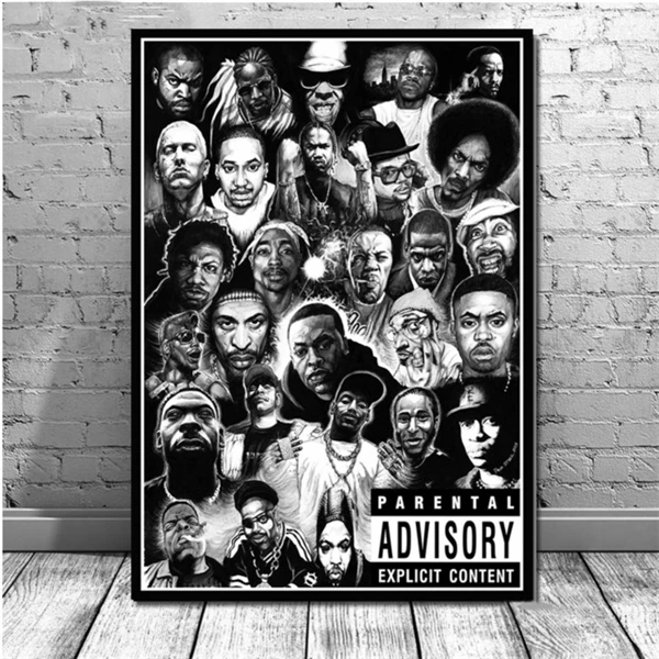  Плакаты и принты в стиле хип-хоп 2PAC Legend Star картины на холсте рэпера стену для украшения