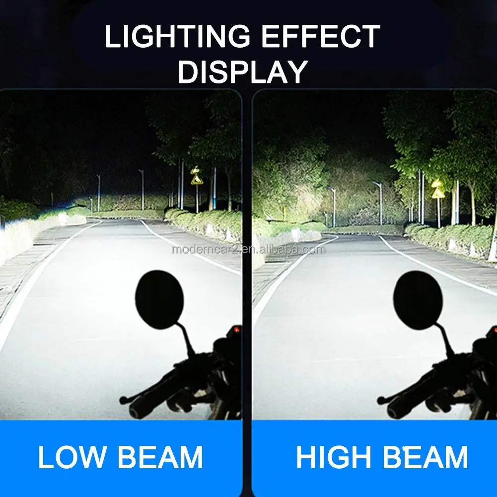 Car Motorcycle RGB Headlight H4 P15D BA20D High Brightness Led Lights HS1 Moped Scooter Motorbike ATV Lamp Beam Lights