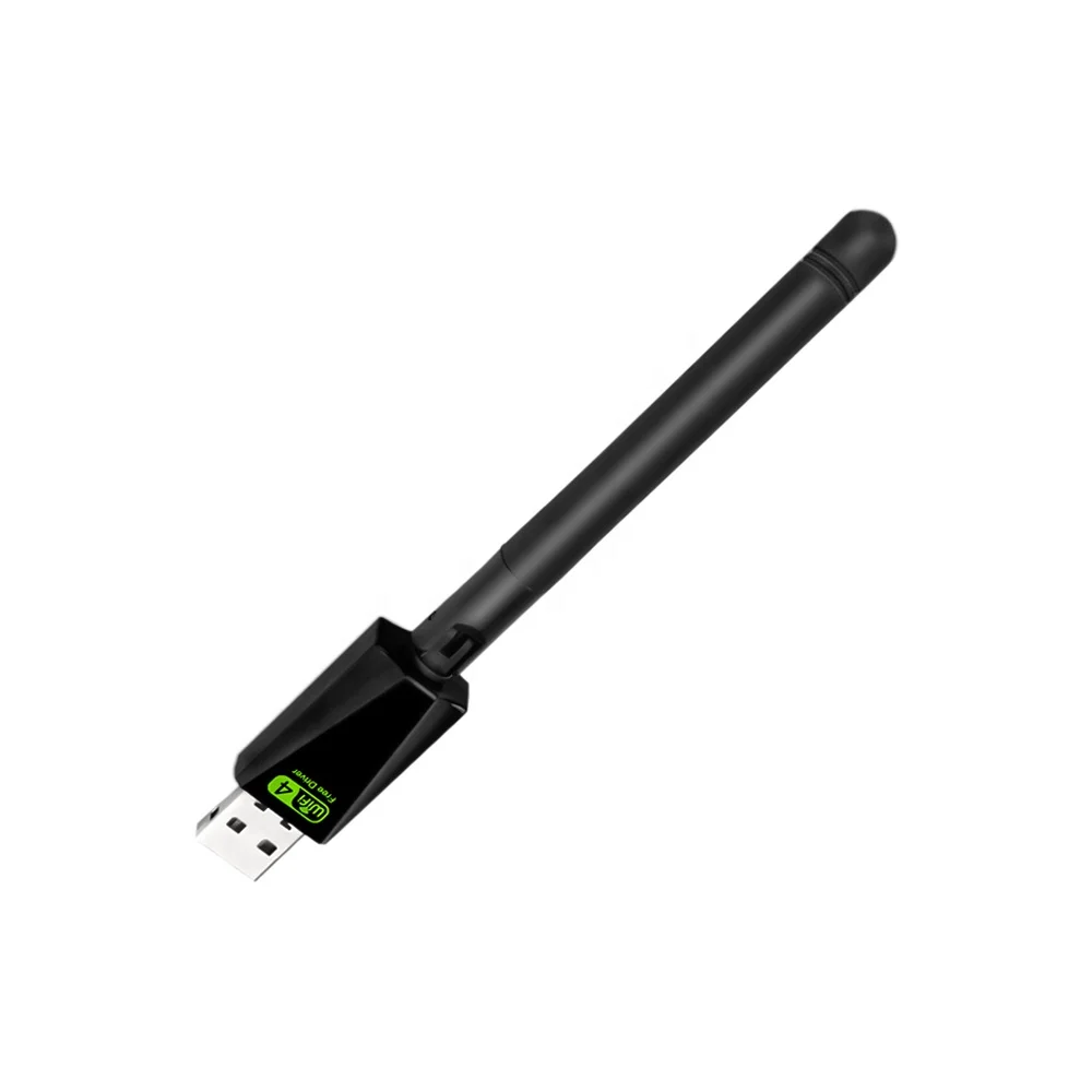 Doonjiey 2,4G сетевая карта Antena Wi-Fi приемник 150 Мбит/с Wi-Fi адаптер мини USB WiFi адаптер для ПК USB Ethernet WiFi ключ