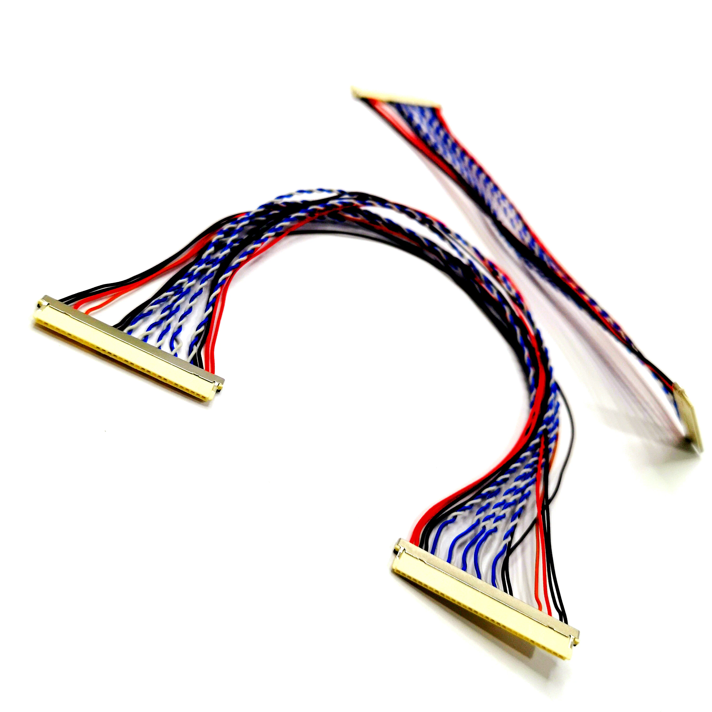 Factory costom lvds cable manufacturer lvds 15.6 led converter cable