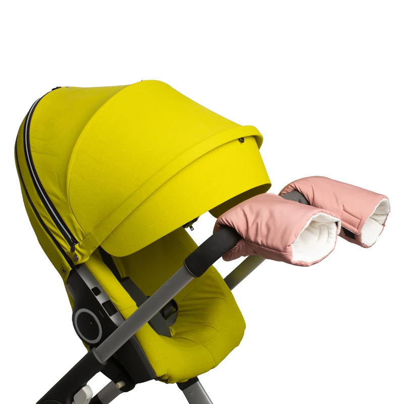 2023 new design Stroller Hand Muff pram handle warmer handmuff keeping warm water repellent windproof stroller handle cover