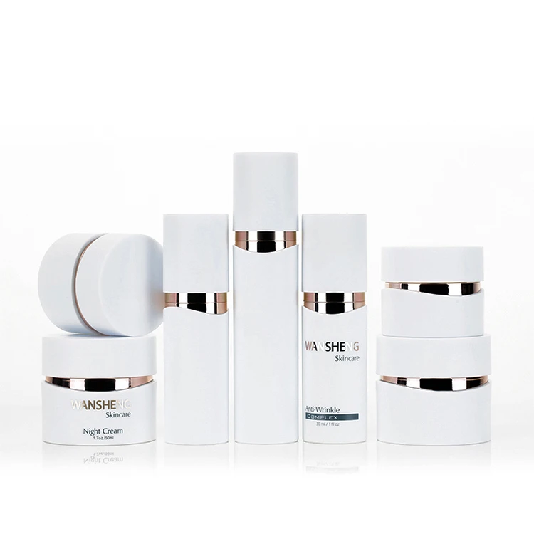 
Unique Matt black/white Acrylic Cosmetic Skincare Cream Jar plastic Packaging W-SY 15/30/50G 