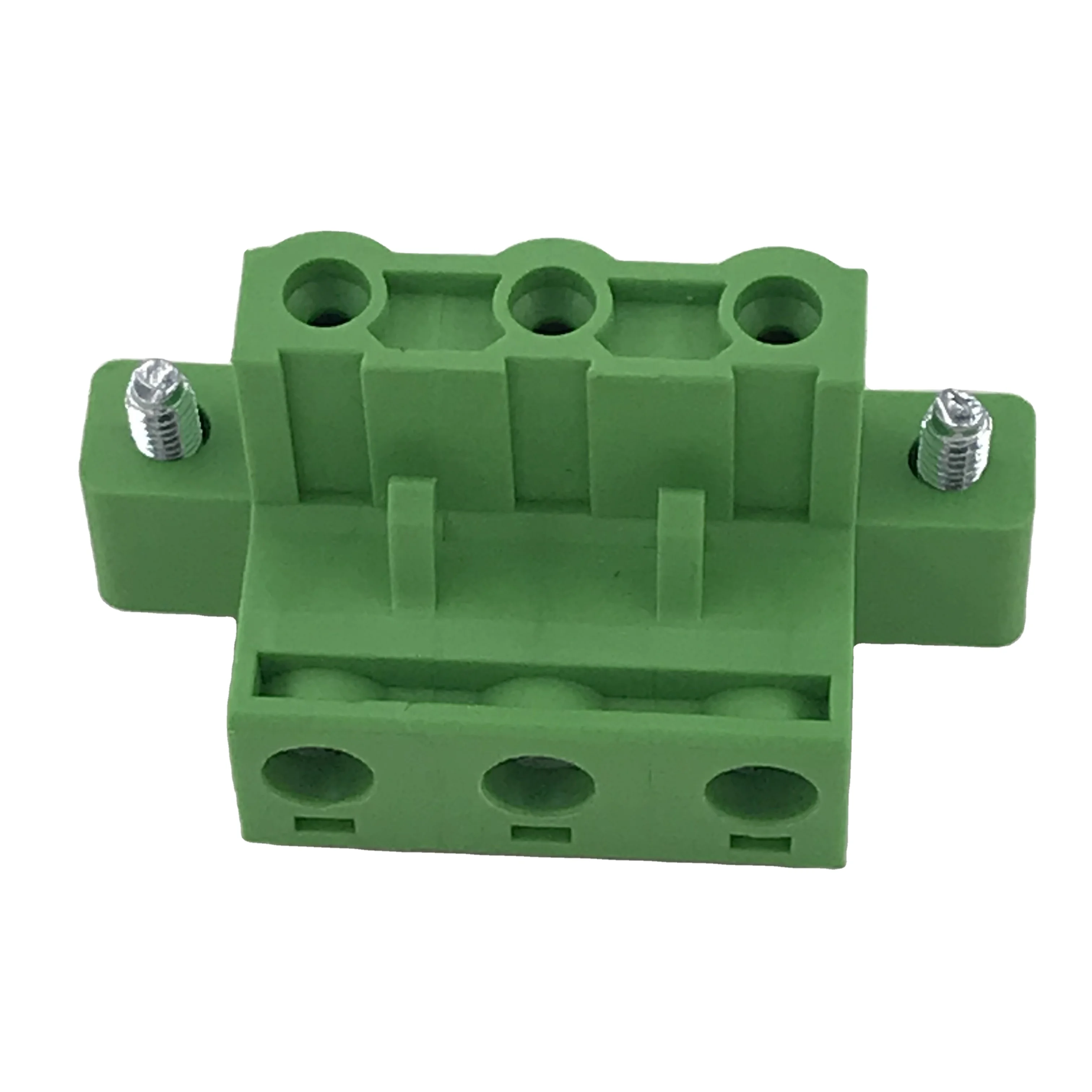 7.62MM pitch 3pin female pluggable terminal block with fixed screws XK2EDGKM