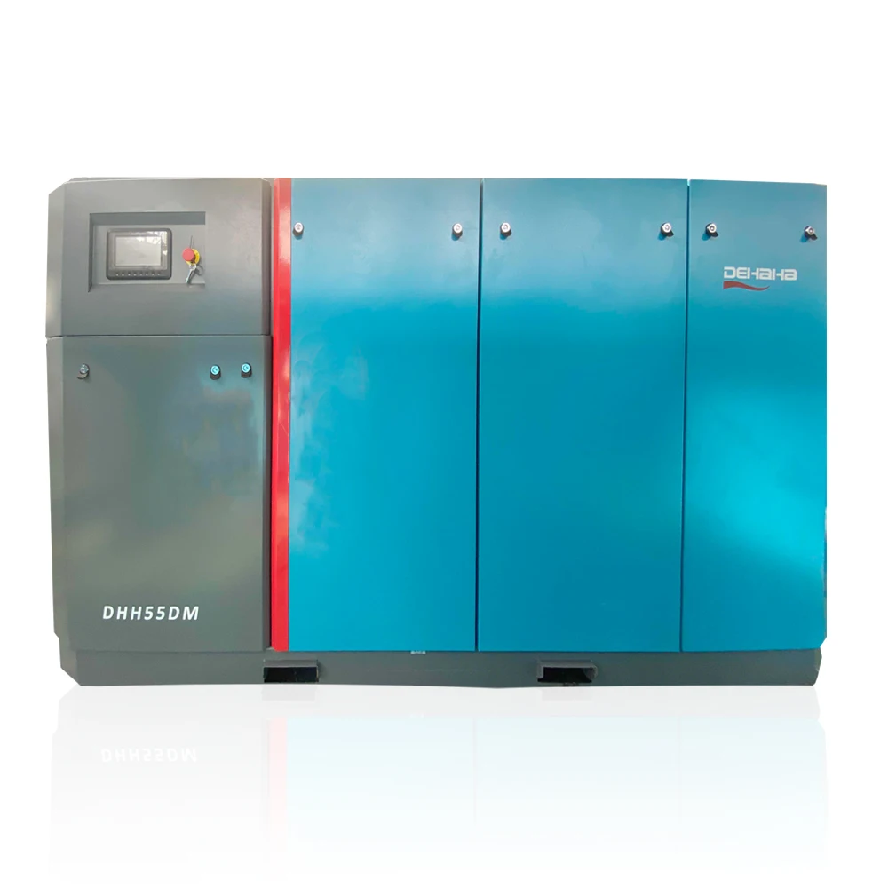 Direct Driven Electric Rotary Stationary Two Stage Inverter Screw Air Compressor 55kW