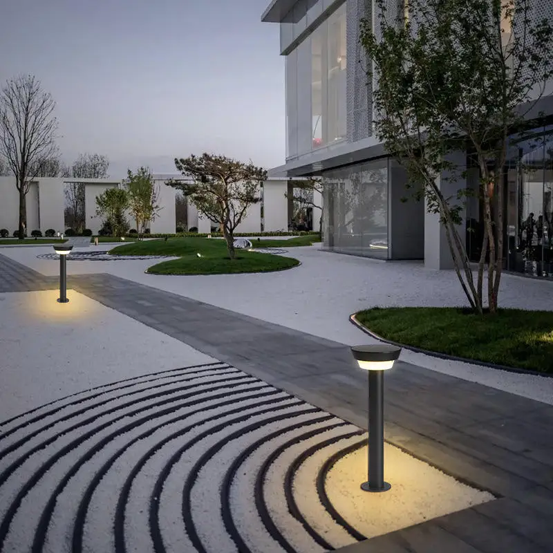 Outdoor waterproof lawn lamp acrylic plug-in lamp community garden villa farm die-cast aluminum courtyard lamp