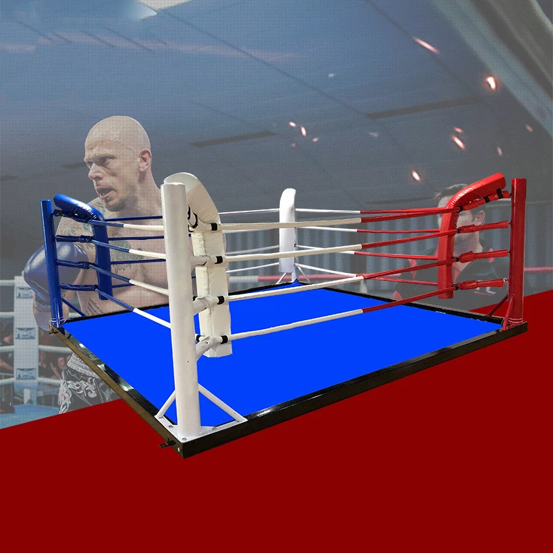 Ринг для борьбы Haichi лидер продаж 4x4 боксерский ринг 7x7 м с лестницей MMA тренировочные Угловые накладки накладка на веревки