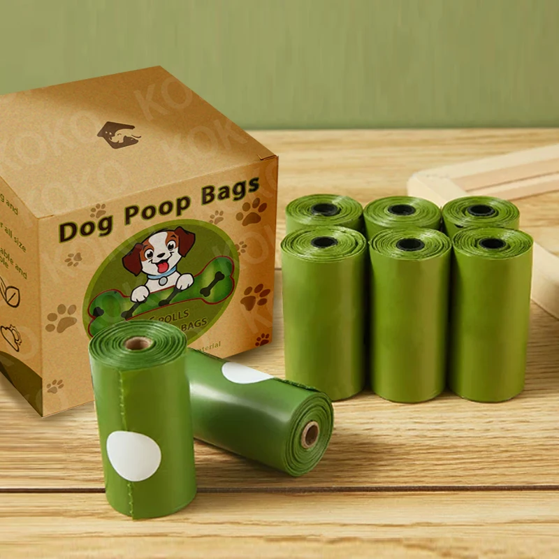 2023 Amazon-Best Selling Plastic Capsule Shape Dog Waste Bags With Clip