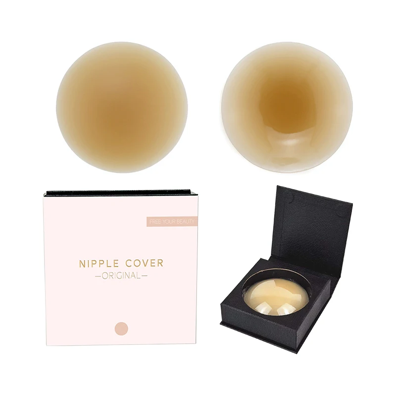 INVISFEEL lightweight thrust nipple cover silicone nipple cover breathable glueless nipple sticker