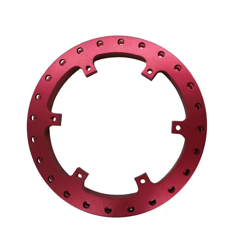 Oem Custom Cnc Machining red Anodized Aluminum Stainless Steel Parts Motorcycle Parts Rear Sprocket Vehicle Wheels Accessories