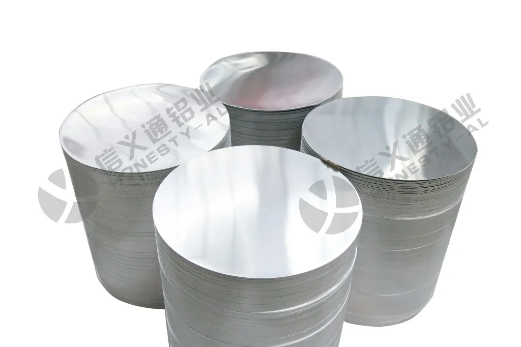 Honesty Aluminum 3003 5052 Aluminum discs/circle/wafer for kitchen utensils, machinery, molds
