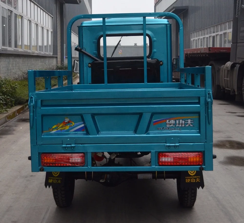 150/175/200/250cc 3 wheel motorcycle, Motorized Driving Type and Cargo Use truck tricycle with rain cover