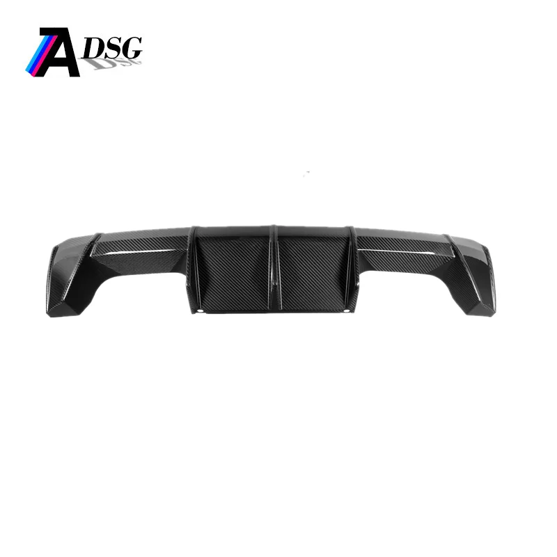 MP Стиль углеродного волокна плавники спойлер заднего бампера v-стиля крылышко сплиттер диффузор для BMW G80 M3 G82 G83 M4 2021