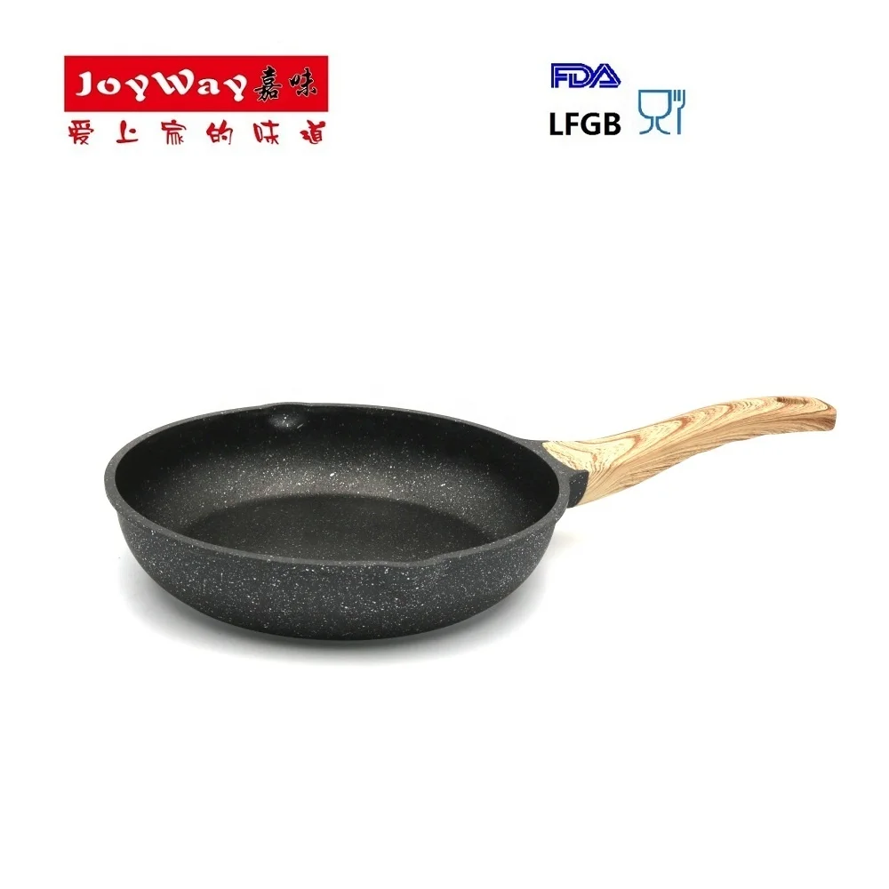 Die cas aluminium fry pan 24cm 28cm ceramic coating fry pan with marble coating