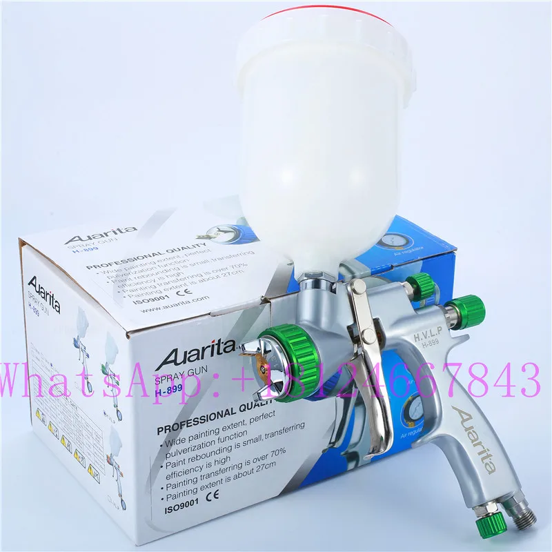 Auarita hvlp H-899 Air Spray Gun HVLP Gravity Feed 1.3mm nozzle 600cc cup  Suction spray gun TB4001 air sprayer