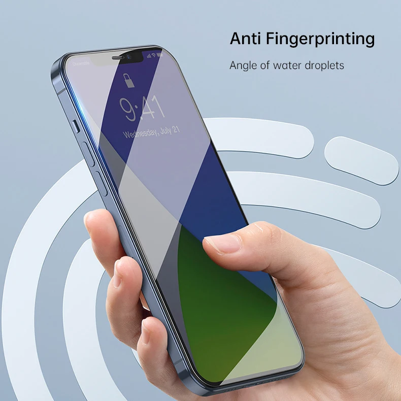  2.5D закаленное стекло с полным покрытием для iPhone 12 Pro Max защиты экрана телефона