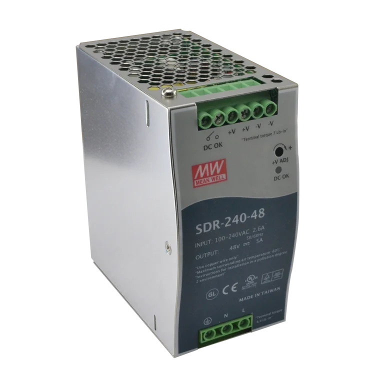 Тайваня минвай sdr-75/120/240/480/960 рельс 12v/48v/24v Переключая