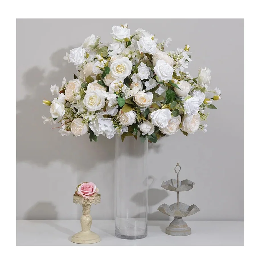 Maroon Flower Balls Flower Tea Blooming Tea Ball Flower Ball Centerpiece Royal Blue