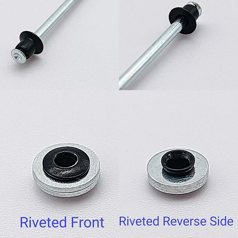 3.2 * 2.1 mm Black Carbon Steel Pull Thru Rivets Countersunk head pt rivet