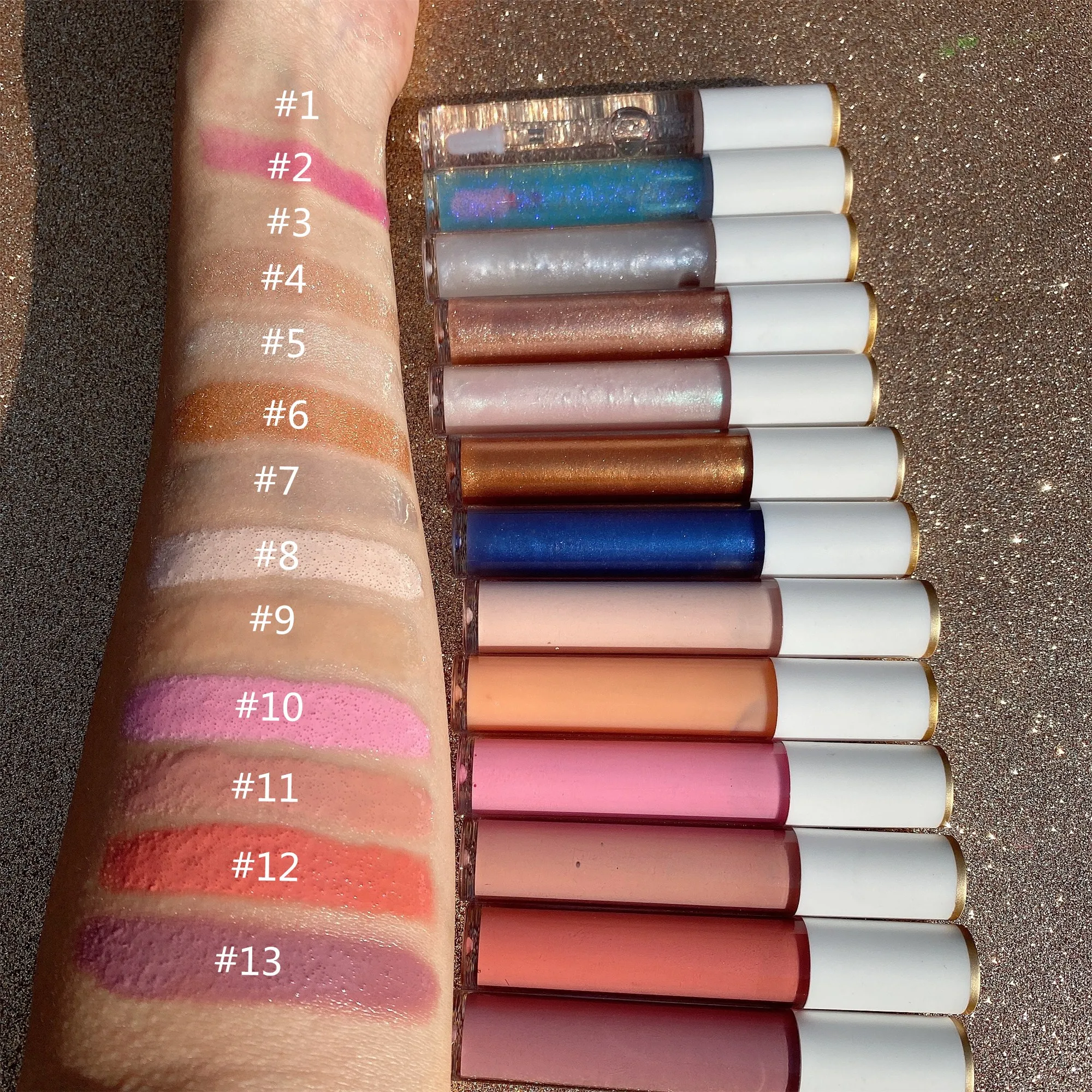 
Wholesale High Quality Matte Nude Liquid Lipstick Private Label Lip Gloss Waterproof Vegan Cosmetics 