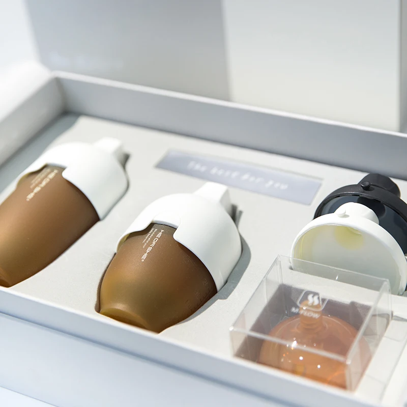 HEORSHE 240ml 160ml wide neck new design baby newborn bottle feeding bottle food grade BPA free silicone bottle for wholesale