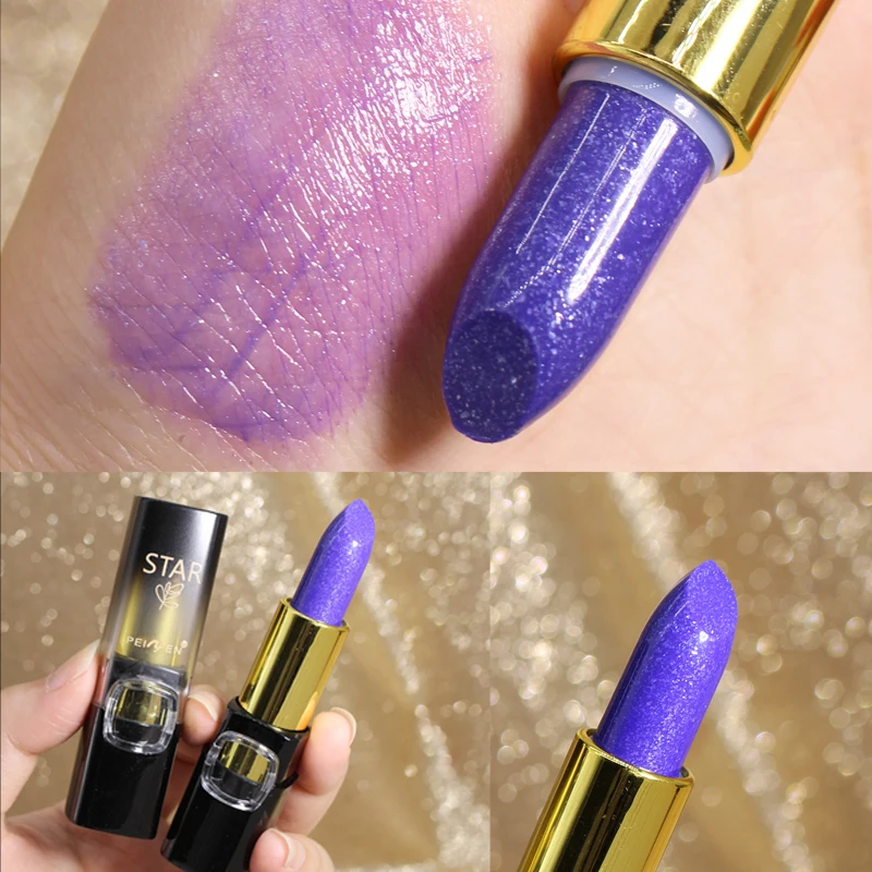 Wholesale Lip Makeup Magic Blue Demon Waterproof Long Lasting Moisturizing Plumping Color Changing Glitter Mirror Jelly Lipstick