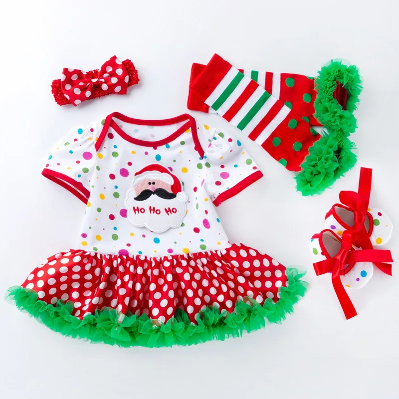 Fancy Baby Girls Clothes New Year Dress Christmas Costume Newborn Carnival Christmas Tree Santa Dresses For Girls Holiday Party