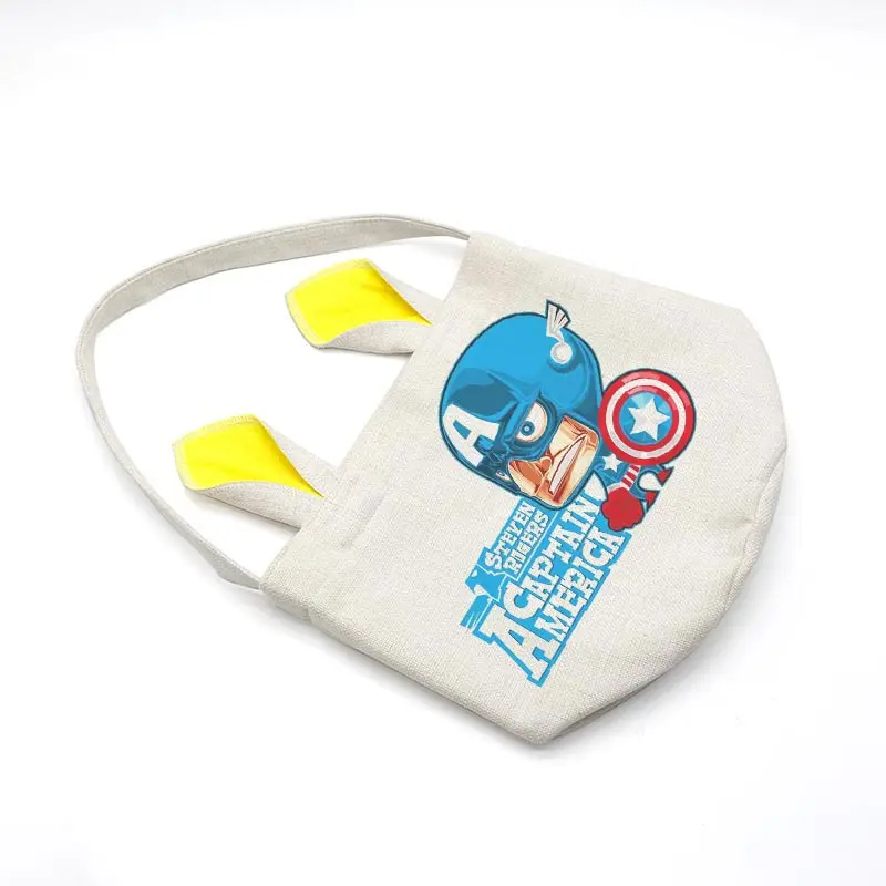 Celebration Party Rabbit Gift Bag Easter Bunny Basket Personalized Egg Party Gift Easter Linen Bucket For Sublimation