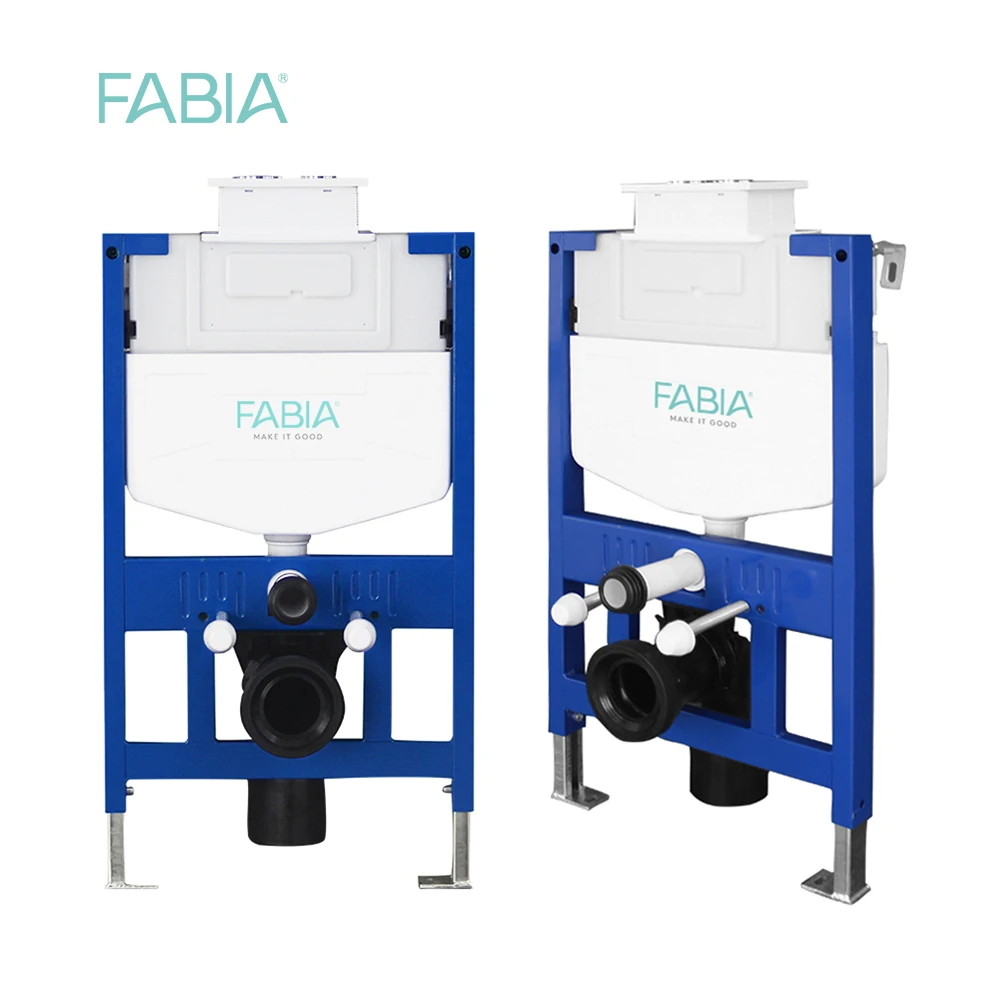 Factory direct sale conceal tank flush hidden plastic wall mount toilet flush tank