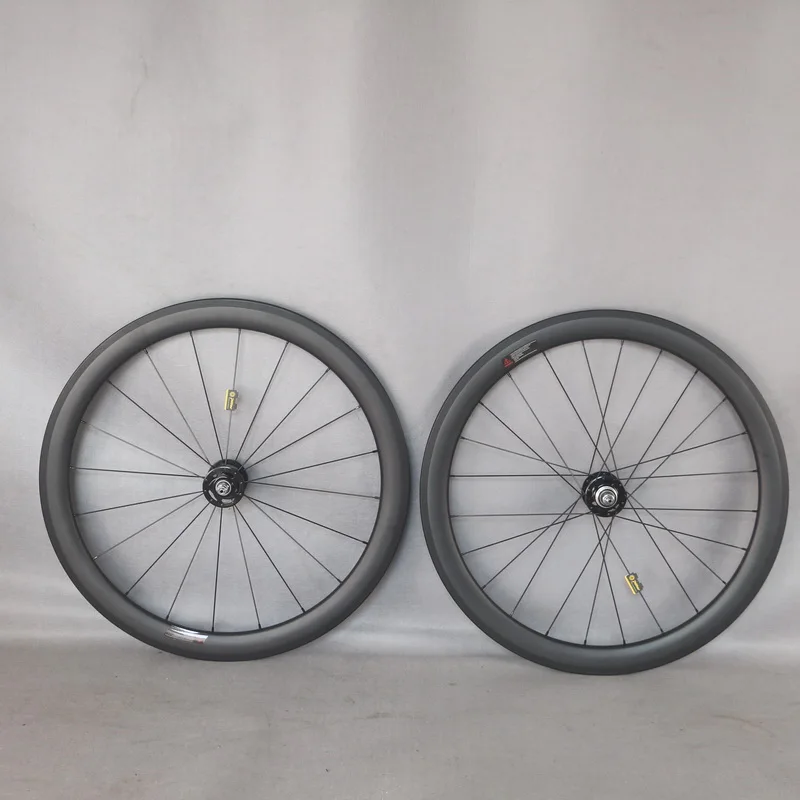 2021 NEW Light Weight Carbon Wheels 700*25C fixed gear Bike Carbon Fiber Wheelset Novatec A165SBT/A166SBT hub 50*25mm Tubeless