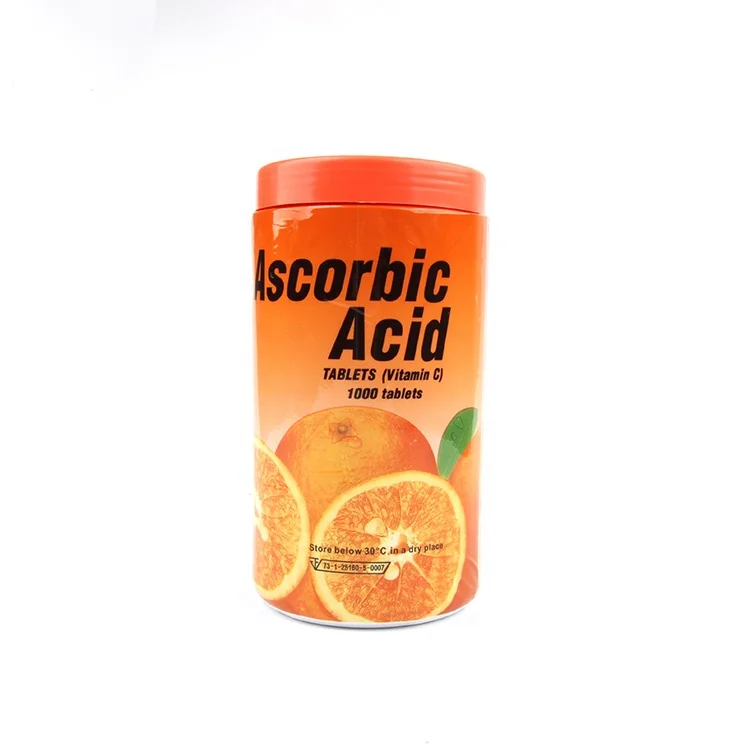 Таблетки из сыворотки с шипучим витамином C, 1000 мг, аскорбиновая кислота