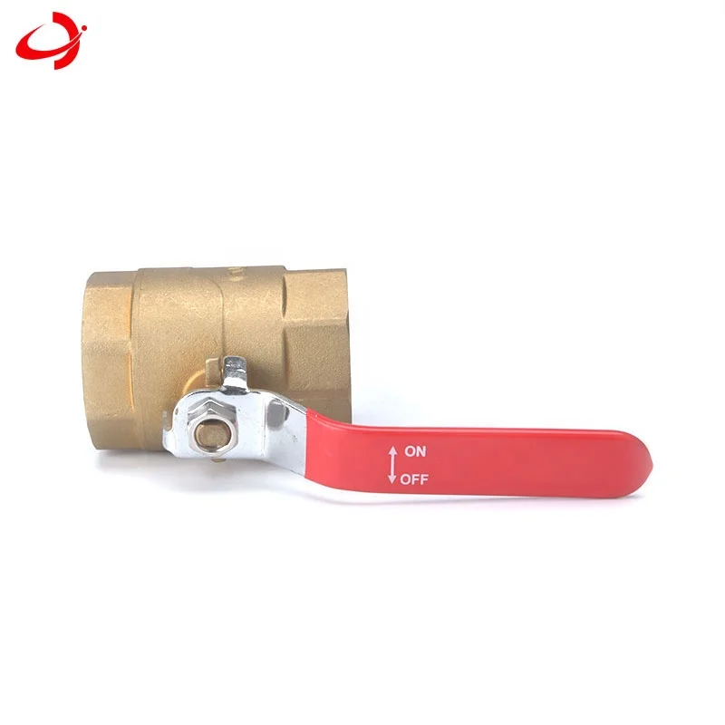 Yuhuan JiDa Copper Co., LTD. Two-way gold silver nickel plated BSP NPT brass ball valve f