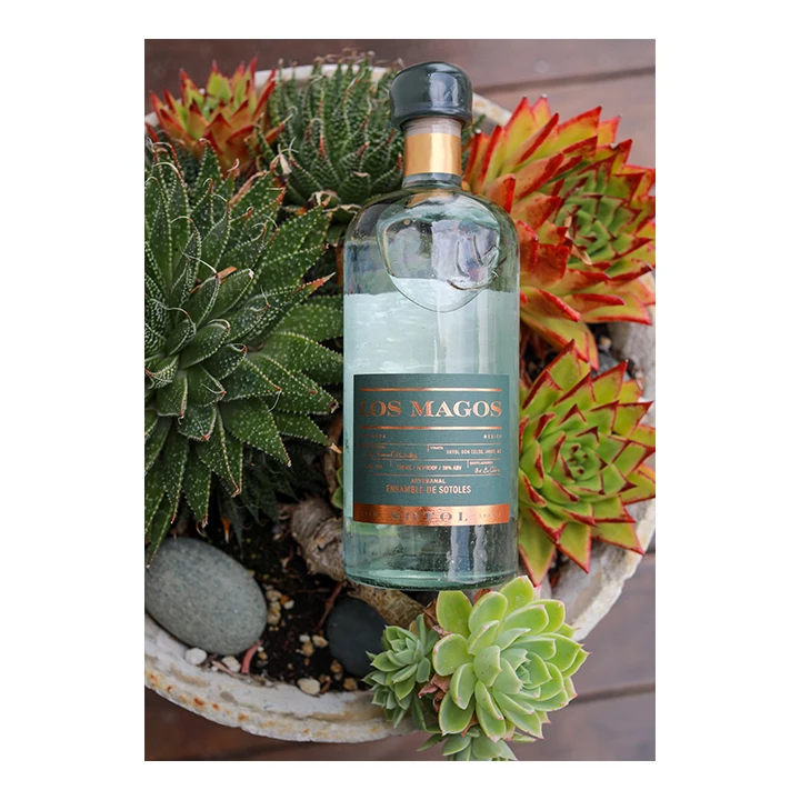 Food Grade Mexico Sotol Los Magos Blanco Premium 750 Ml Organic Artisanal Spirit Manufacturer
