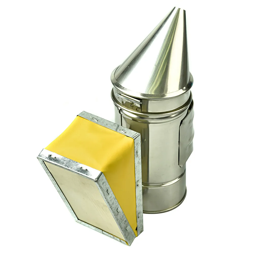 Small round head Beekeeping Tool Stainless Steel Bee Hive Smoker